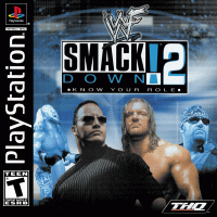 WWF Smackdown 2: Know Your Role Playstation US box art